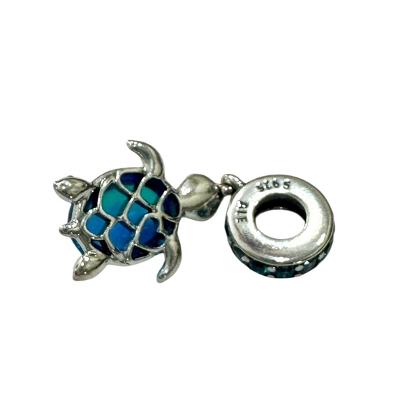 Pandora Dangle Murano Glass Sea Turtle - Picture 4 of 8